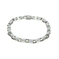 Sterling Silver Fancy Venetian Chain Bracelet
