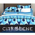 Retro Radar Blue 3-piece Comforter Set