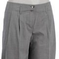 Michael Kors Women's Grey Plaid Wide Leg Pants