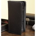 Kozmic Black Leather Travel Wallet