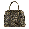 Fendi Large Brown Spalmati 'B.Mix' Tote Bag