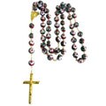 Jerusalem 12 mm Cloisonne Rosary Beads