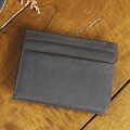 Black Leather Card Holder/Money Clip