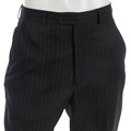 Perry Ellis Brown Trouser with Blue Deco Stripe