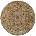 Hand-Knotted Kalyan Hand-spun Wool Rug (6' Round)