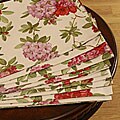 Audrey Microfiber Placemats (Set of 12)