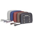 Kenneth Cole Leather Zipper French Wallet