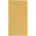 Courtyard Crescent Natural Beige Rug (2' x 3'7)