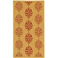 Courtyard Royalty Beige/ Red Rug (2'7 x 5')