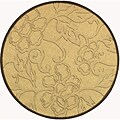 Courtyard Garden Sand Rug (6'7 Round)