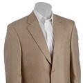 Bill Blass Cream Multi-Check Sport Jacket