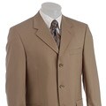 Bill Blass Men's Tan 3-button Wool Suit