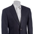 Bill Blass Men's Blue Windowpane Sportcoat