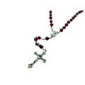 Jerusalem 7 mm Crystal Beads Rosary