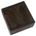 Butterfly Design Ebony Wood Jewelry Box (Indonesia)