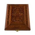 Teak Wood Hand-carved Jewelry Box (Indonesia)