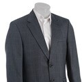Bill Blass Men's Blue Windowpane Sportcoat