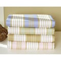 Printed Cabana Stripe 400 Thread Count Sheet Set with Bonus Pillowcases