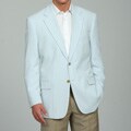 Bill Blass Men's Light Blue Silk Sportcoat