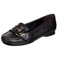 Geox Women's Black Leather Loafers