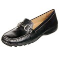 Geox Women's Black Leather Driving Moccasins