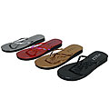 Adi Designs Jazz Embroidered Footbed Sandals