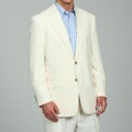 Bill Blass Men's Ivory Silk Sportcoat