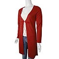 Simply Flawless Juniors Red Fashion Duster Jacket