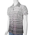 Adi Elegancia Multi-print Button Front Blouse