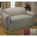 Cotton Duck Loveseat Slipcover