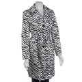 Via Spiga Tiger Print Trench Coat