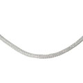 Charles Winston Clear Cubic Zirconia Mesh Necklace