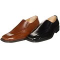 Zengara Men's Pleated Vamp Slip-on Shoes