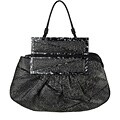 Fendi Grey/ Black Feathered Leather 'To You' Bag
