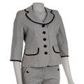 Nine West Women's 2-piece Mini Stripe Pant Suit