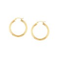14k Gold over Sterling Silver Hoop Earrings