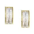 18k Yellow Gold 1 7/8ct TDW Diamond Earrings