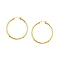 14k Gold over Sterling Silver Hoop Earrings