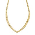 14k Gold over Sterling Silver Riccio Necklace
