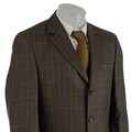 Michael Kors Men's Brown Windowpane Sportcoat