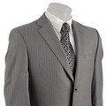 Joe by Joseph Abboud Men's Grey Stripe Wool Suit