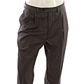 Michael Kors Men's Grey Plain Reverse Pleat Pants