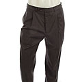 IZOD Men's Grey Plain Reverse Pleated Pants