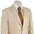 Izod Men's Cream Herringbone Sportcoat