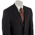 Izod Men's Charcoal Stripe 2-button Suit
