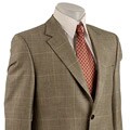 IZOD Men's Black/ Tan Check 2-button Sport Coat