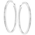 14k Gold 4/5ct TDW Diamond Hoop Earrings (IJ, I1)