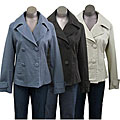 Clique Women's Twill Double-breasted Pea Jacket