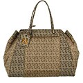 Fendi Brown Zucchino Nylon Spalmati Tote