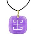 Treated Lavender Jade 'Longevity' Necklace